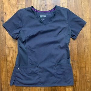 Grey scrub top